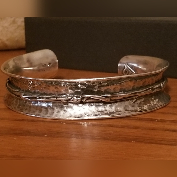 Rare Silpada Sterling Silver Cuff Bracelet - Picture 11 of 15